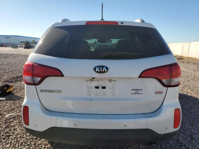 5XYKTDA60FG616729 - 2015 KIA SORENTO LX WHITE photo 6