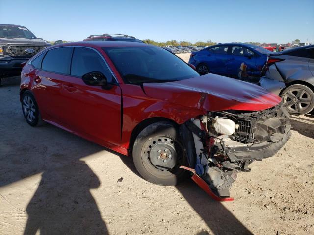 2HGFE2F27NH509488 - 2022 HONDA CIVIC LX RED photo 4