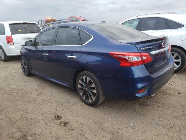 3N1AB7AP4KY222152 - 2019 NISSAN SENTRA S BLUE photo 2