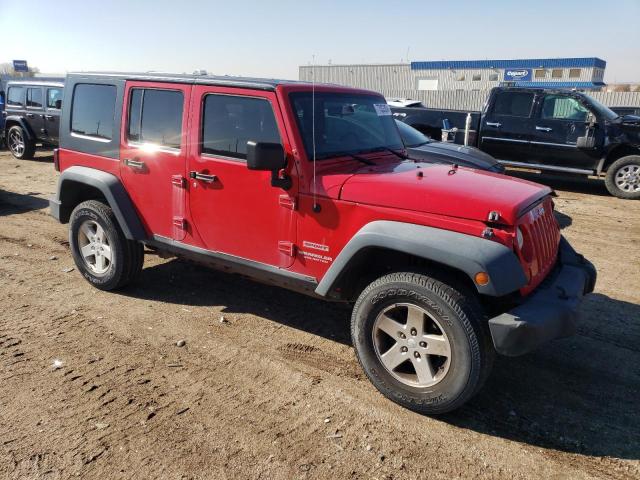 1J4BA3H1XAL167139 - 2010 JEEP WRANGLER U SPORT RED photo 4