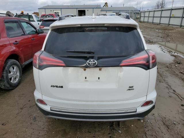 JTMJFREV0JD257567 - 2018 TOYOTA RAV4 SE WHITE photo 6