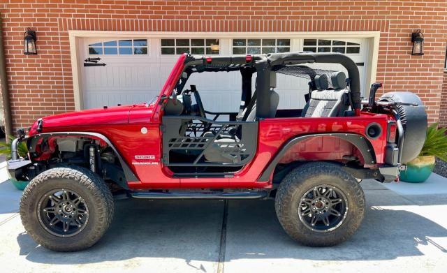 1J4AA2D10AL218854 - 2010 JEEP WRANGLER SPORT RED photo 9