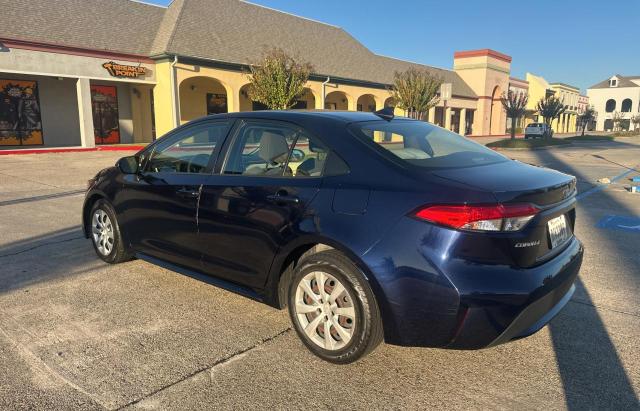 JTDEPMAE3MJ123908 - 2021 TOYOTA COROLLA LE BLUE photo 3