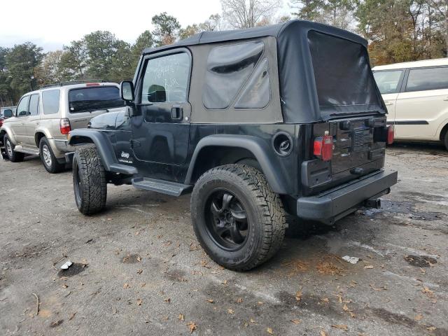 1J4FA29156P769487 - 2006 JEEP WRANGLER / SE BLACK photo 2