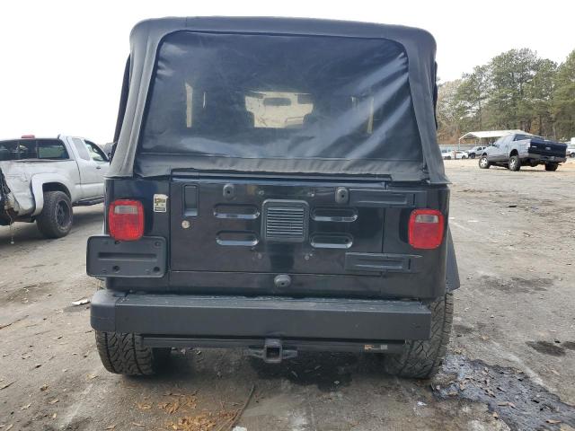 1J4FA29156P769487 - 2006 JEEP WRANGLER / SE BLACK photo 6