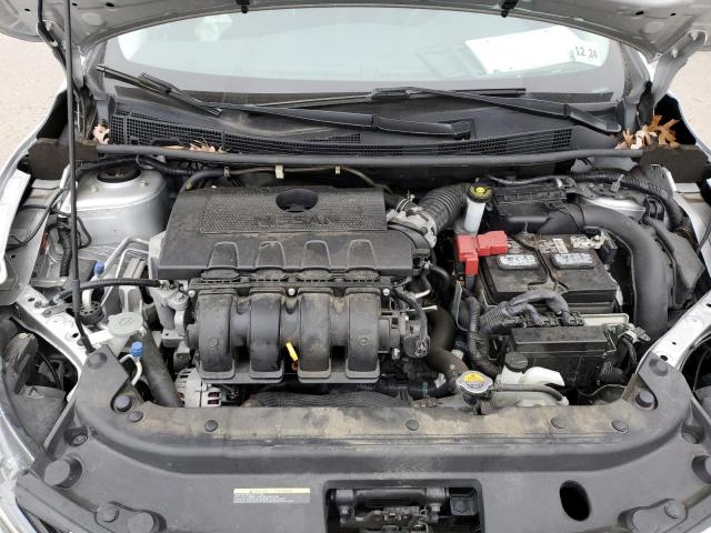 3N1AB7AP3KY449400 - 2019 NISSAN SENTRA S SILVER photo 11