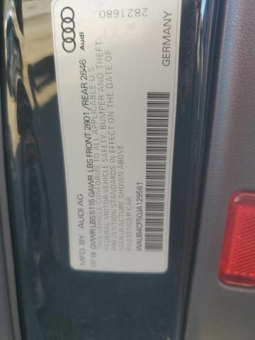 WAUB4CF50JA129561 - 2018 AUDI S5 PREMIUM PLUS შავი ფოტო 12