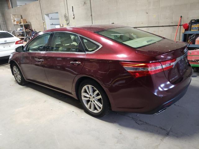 4T1BK1EB6DU005541 - 2013 TOYOTA AVALON BASE BURGUNDY photo 2