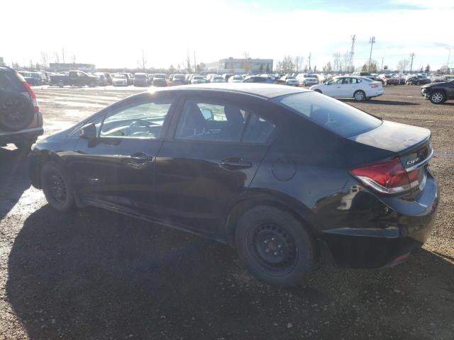 2HGFB2F53DH046475 - 2013 HONDA CIVIC LX BLACK photo 2