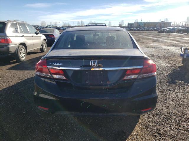 2HGFB2F53DH046475 - 2013 HONDA CIVIC LX BLACK photo 6