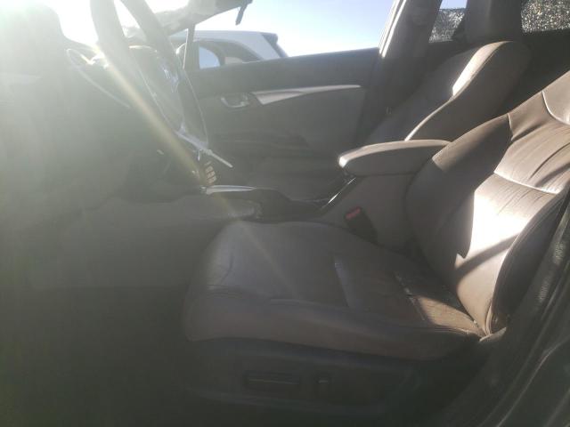 19XFB2F96FE258268 - 2015 HONDA CIVIC EXL ნაცრისფერი ფოტო 7