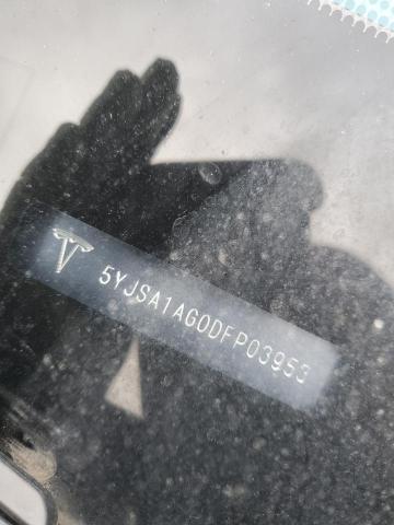 5YJSA1AG0DFP03953 - 2013 TESLA MODEL S GRAY photo 12