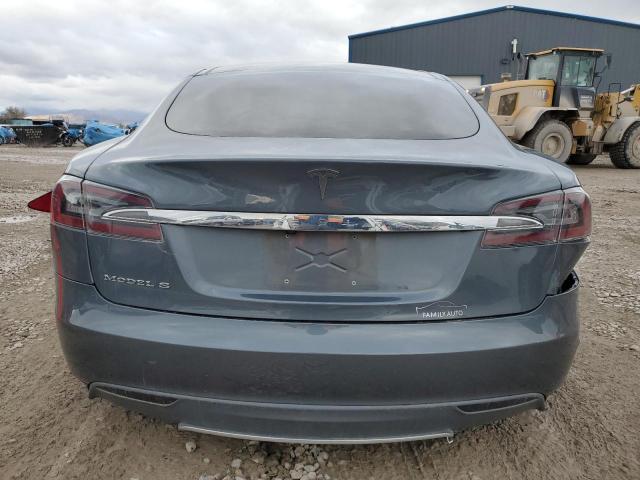 5YJSA1AG0DFP03953 - 2013 TESLA MODEL S GRAY photo 6