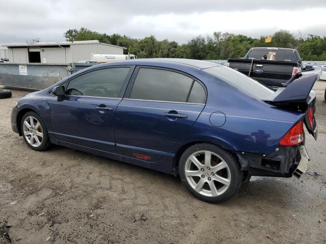 1HGFA16577L004847 - 2007 HONDA CIVIC LX BLUE photo 2