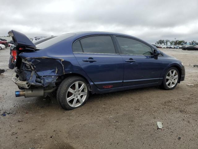 1HGFA16577L004847 - 2007 HONDA CIVIC LX BLUE photo 3