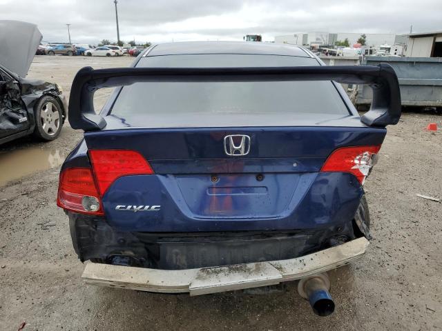 1HGFA16577L004847 - 2007 HONDA CIVIC LX BLUE photo 6