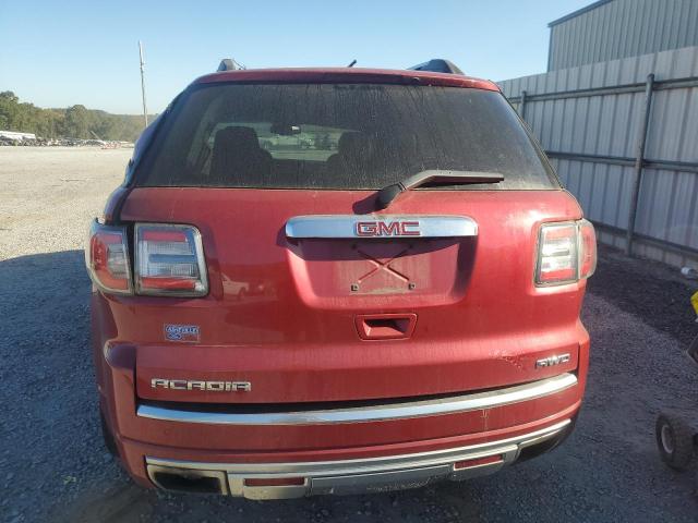 1GKKVTKD3DJ126952 - 2013 GMC ACADIA DENALI BURGUNDY photo 6