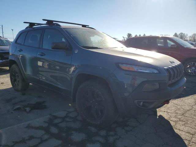 1C4PJMBSXFW673787 - 2015 JEEP CHEROKEE TRAILHAWK ნაცრისფერი ფოტო 4