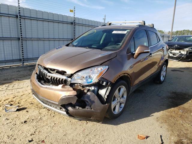 KL4CJASB3GB573594 - 2016 BUICK ENCORE BROWN photo 1