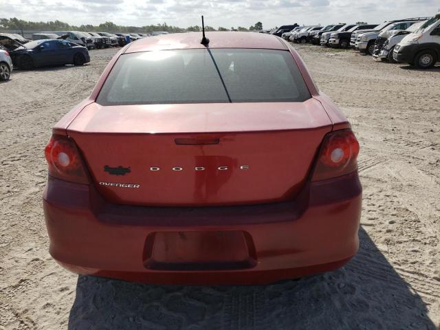 1C3CDZAB1CN227568 - 2012 DODGE AVENGER SE RED photo 6