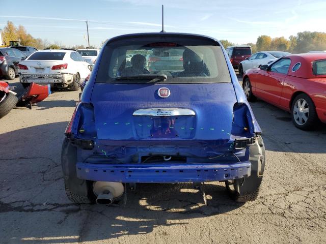 3C3CFFBR0CT203637 - 2012 FIAT 500 SPORT BLUE photo 6