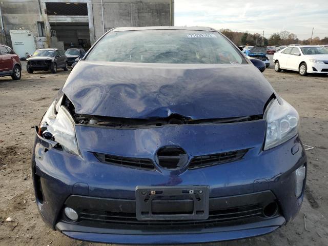 JTDKN3DU4C1539339 - 2012 TOYOTA PRIUS BLUE photo 5