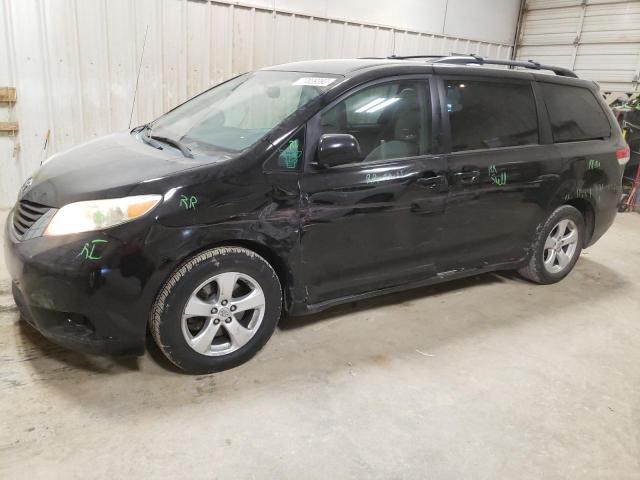 5TDKK3DC2DS355361 - 2013 TOYOTA SIENNA LE BLACK photo 1