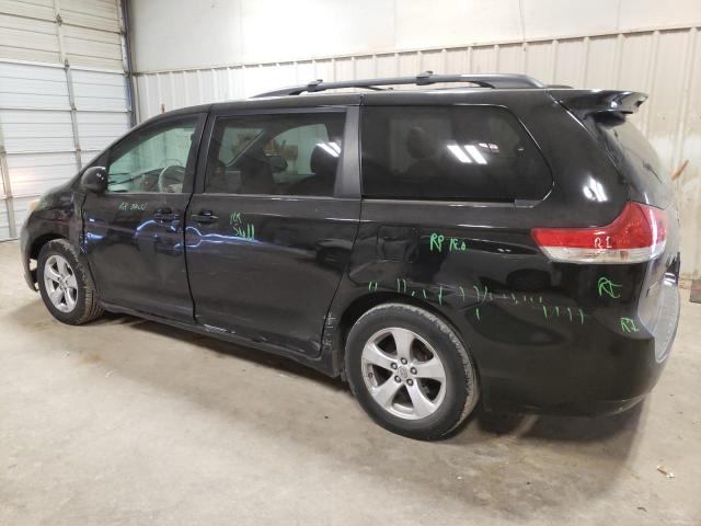 5TDKK3DC2DS355361 - 2013 TOYOTA SIENNA LE BLACK photo 2