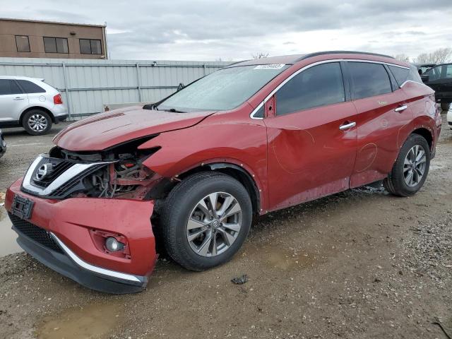 5N1AZ2MG9GN123639 - 2016 NISSAN MURANO S RED photo 1