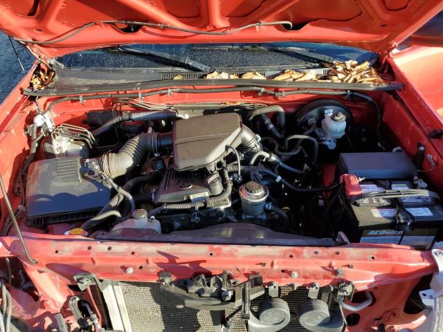 5TETX22N19Z593071 - 2009 TOYOTA TACOMA ACCESS CAB წითელი ფოტო 11