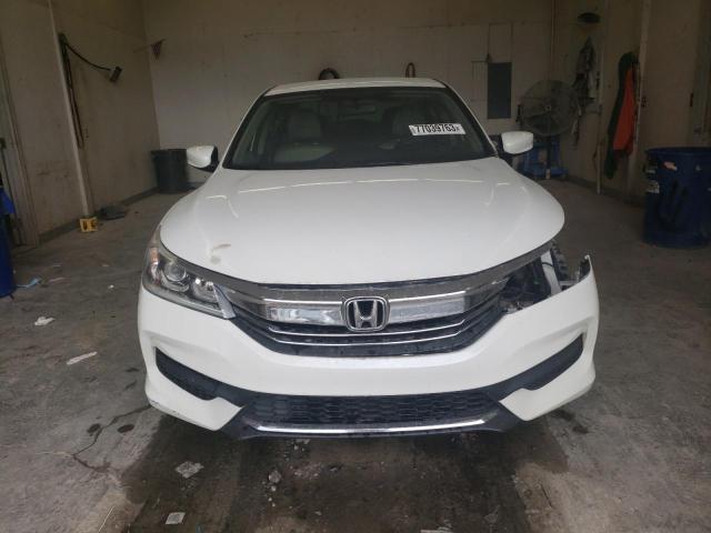 1HGCR2F35GA226511 - 2016 HONDA ACCORD LX WHITE photo 5