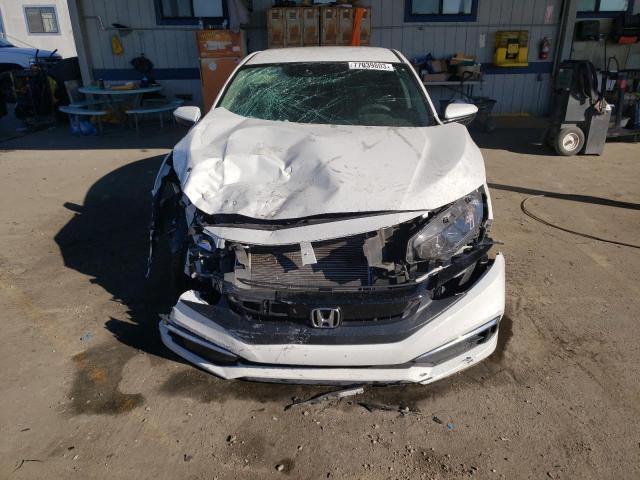 2HGFC2F61KH586068 - 2019 HONDA CIVIC LX WHITE photo 5