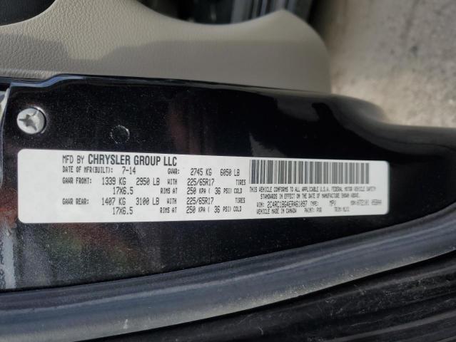 2C4RC1BG4ER461097 - 2014 CHRYSLER TOWN & COU TOURING 黑色 照片 13