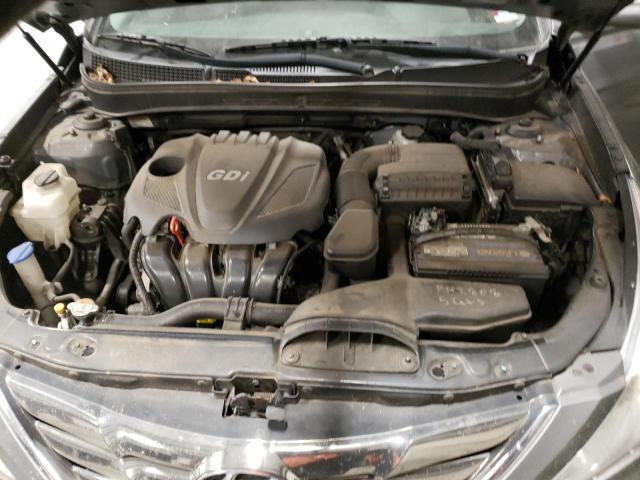 5NPEC4AC9DH594481 - 2013 HYUNDAI SONATA SE GRAY photo 11