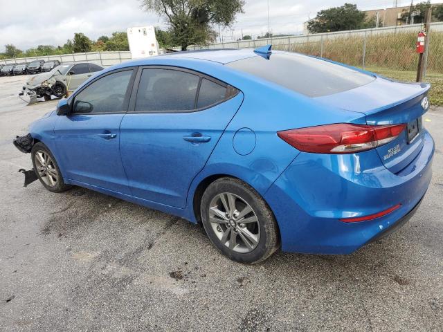 5NPD84LF5HH030756 - 2017 HYUNDAI ELANTRA SE BLUE photo 2