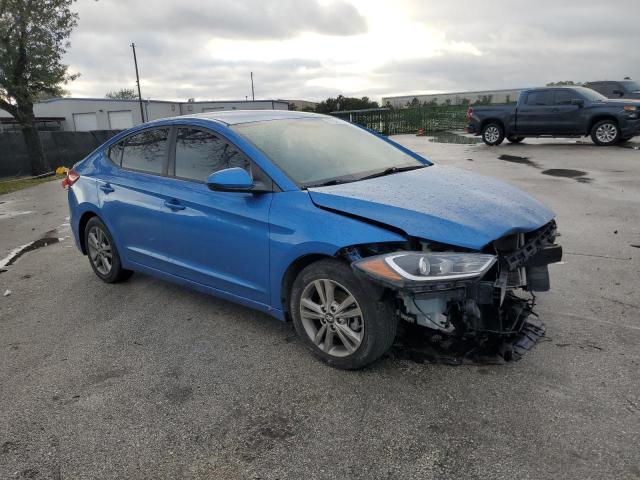 5NPD84LF5HH030756 - 2017 HYUNDAI ELANTRA SE BLUE photo 4