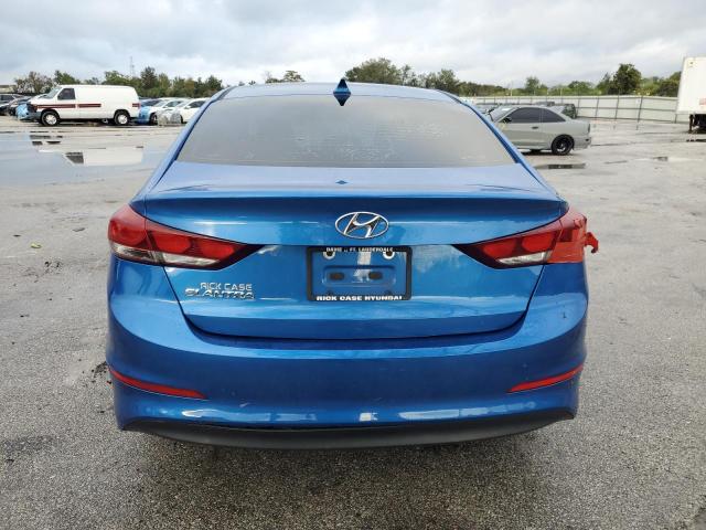 5NPD84LF5HH030756 - 2017 HYUNDAI ELANTRA SE BLUE photo 6