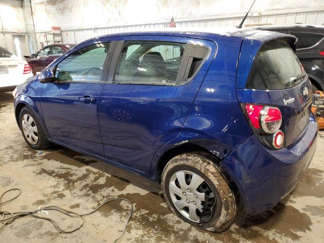 1G1JA6SHXD4228506 - 2013 CHEVROLET SONIC LS BLUE photo 2