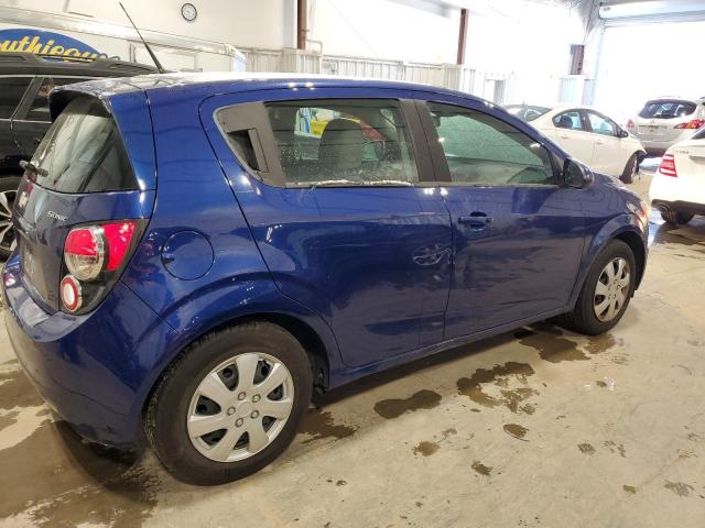 1G1JA6SHXD4228506 - 2013 CHEVROLET SONIC LS BLUE photo 3