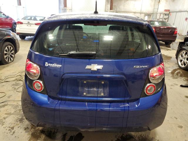 1G1JA6SHXD4228506 - 2013 CHEVROLET SONIC LS BLUE photo 6