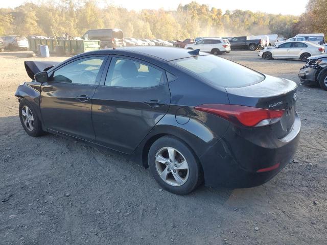 5NPDH4AE2EH464431 - 2014 HYUNDAI ELANTRA SE BLACK photo 2