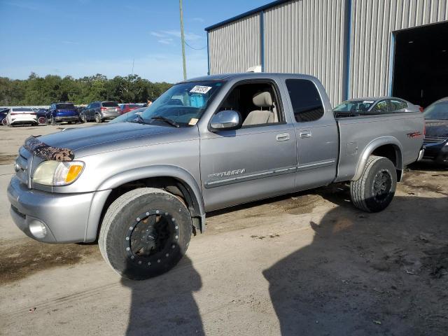 5TBBT44104S445926 - 2004 TOYOTA TUNDRA ACCESS CAB SR5 SILVER photo 1