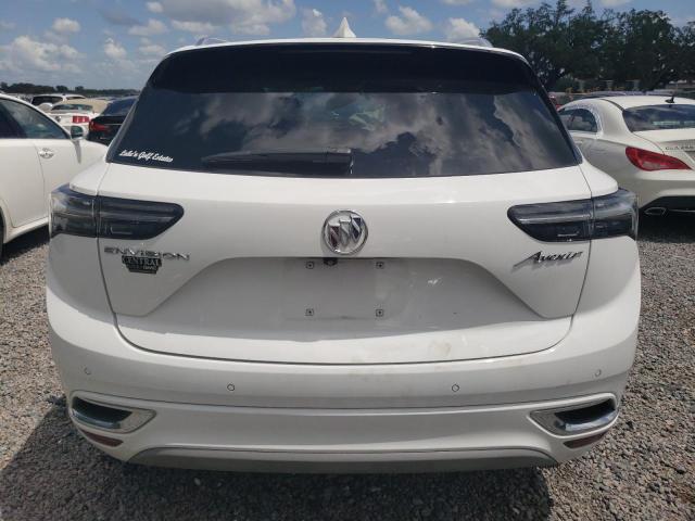 LRBFZRR41MD122678 - 2021 BUICK ENVISION AVENIR WHITE photo 6