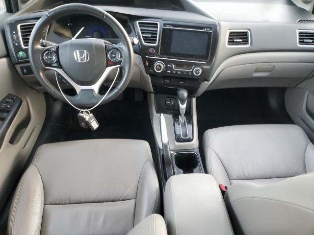 19XFB2F90FE055408 - 2015 HONDA CIVIC EXL შავი ფოტო 8