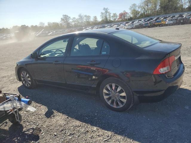 1HGFA16969L011584 - 2009 HONDA CIVIC EXL შავი ფოტო 2