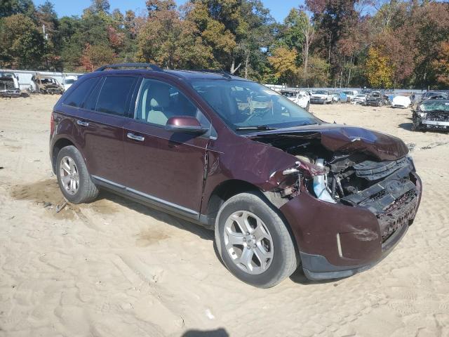 2FMDK4JC7BBB21827 - 2011 FORD EDGE SEL BURGUNDY photo 4