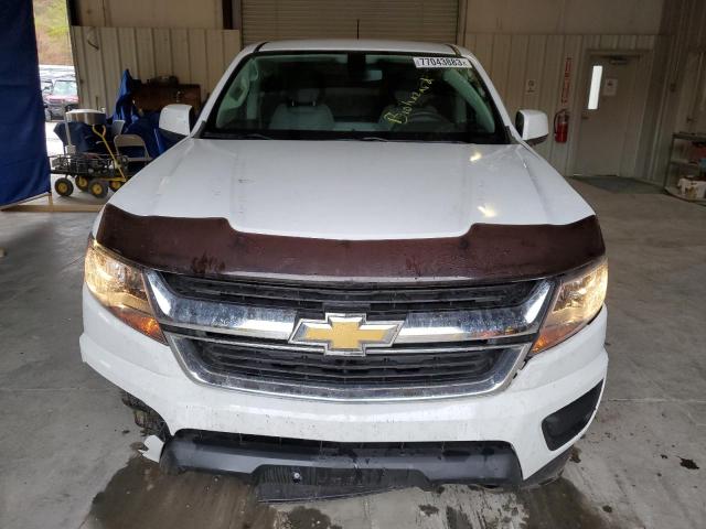 1GCGTBEN4J1302165 - 2018 CHEVROLET COLORADO WHITE photo 5