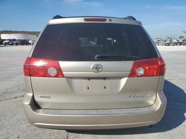 5TDZK22C48S104276 - 2008 TOYOTA SIENNA XLE GOLD photo 6