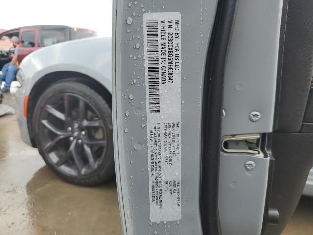 2C3CDXBG6MH668847 - 2021 DODGE CHARGER SXT GRAY photo 12