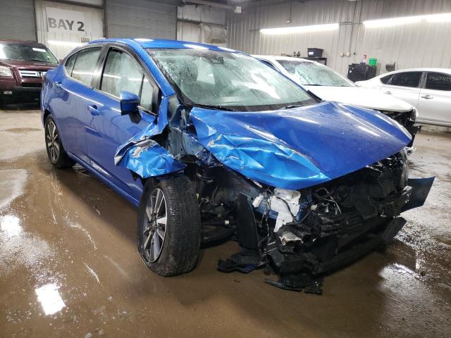 3N1CN8EV4ML854468 - 2021 NISSAN VERSA SV BLUE photo 4